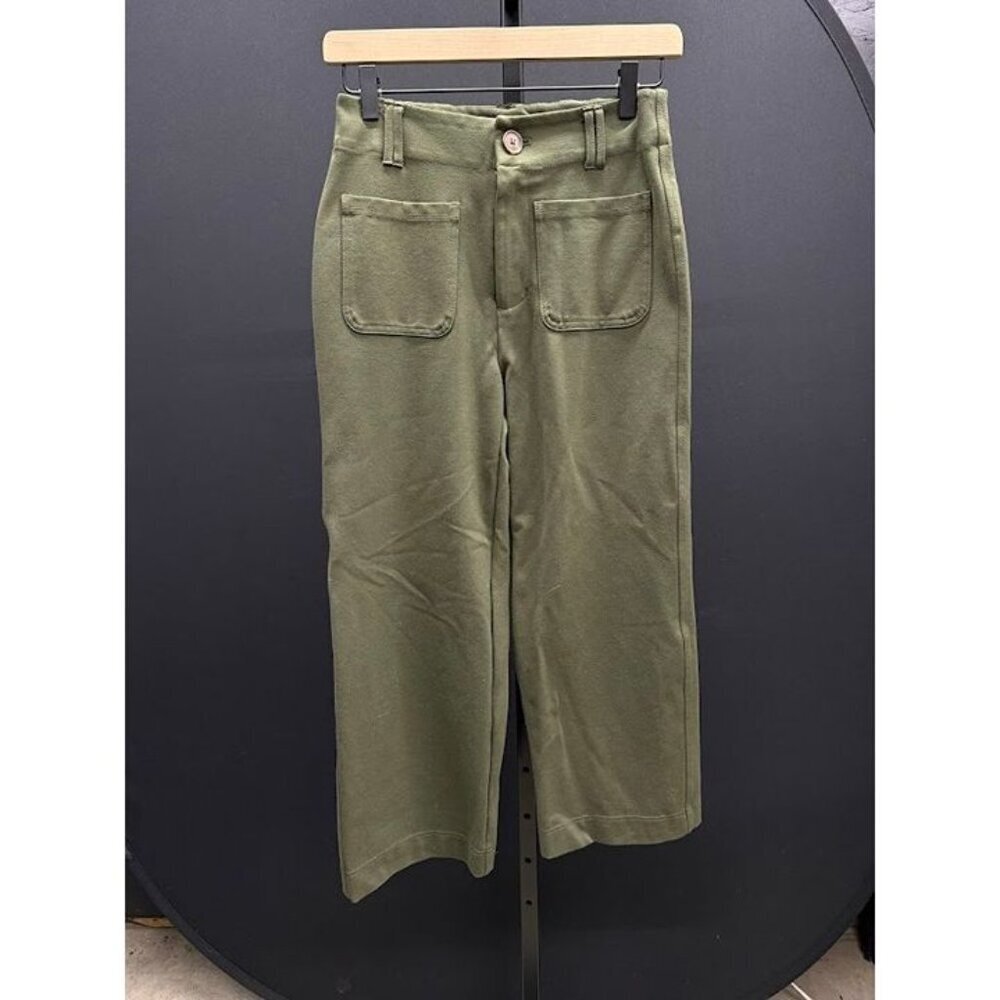 A New Day Olive Green Wide Leg Pants